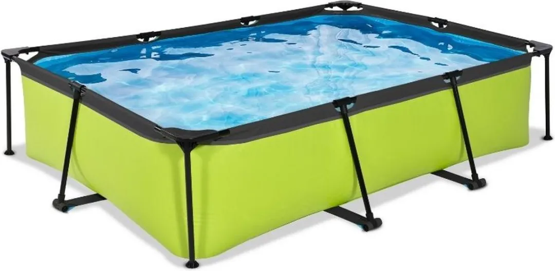 EXIT Toys Frame Zwembad Lime 300x200x65cm - 3700L - Groen