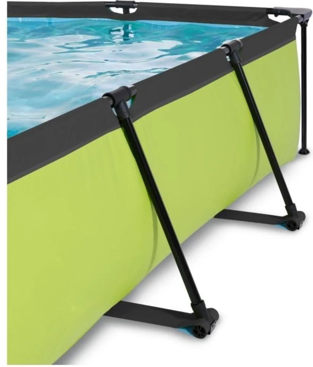EXIT Toys Frame Zwembad Lime 300x200x65cm - 3700L - Groen
