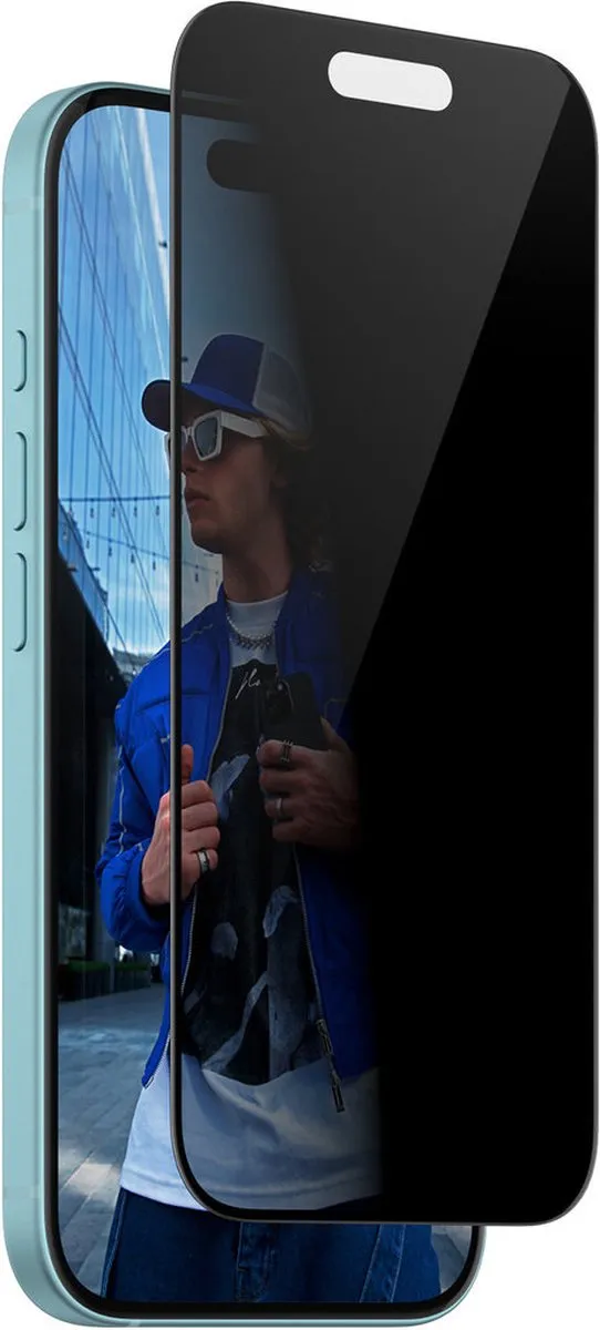 PanzerGlass P2861 Screenprotector iPhone 16 - Privacy - Zwart