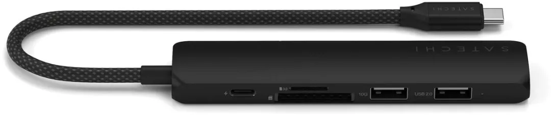 Satechi ST-P6SK USB-C Interface Hub 10Gbit - Zwart
