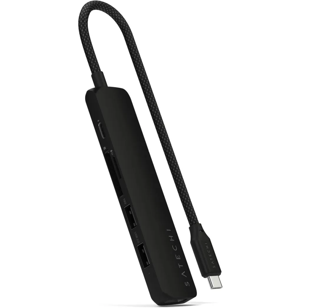 Satechi ST-P6SK USB-C Interface Hub 10Gbit - Zwart
