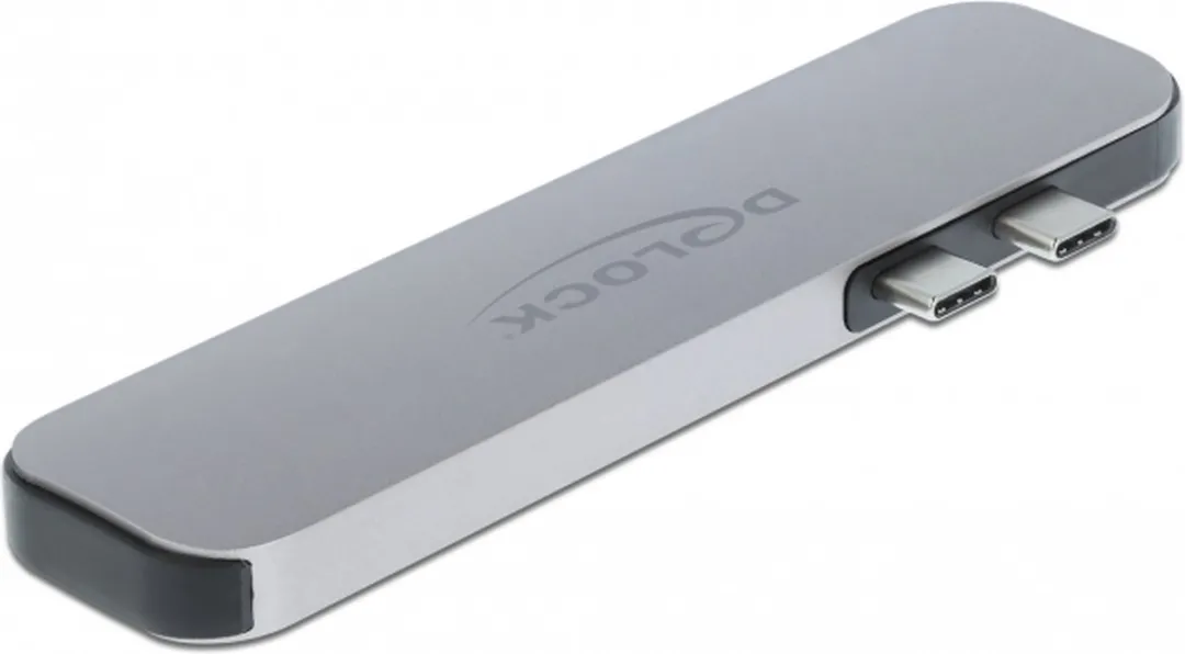 Delock 87753 Docking Station MacBook - Dual HDMI 4K - Grijs