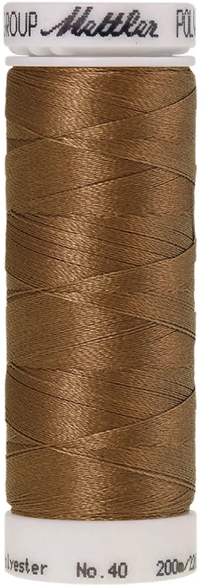 Amann Mettler Polysheen Borduurgaren 200m - Bruin