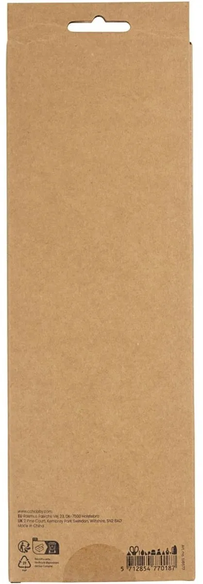 Creativ Company Chenilledraad Donkerrood 6mm - 50 Stuks