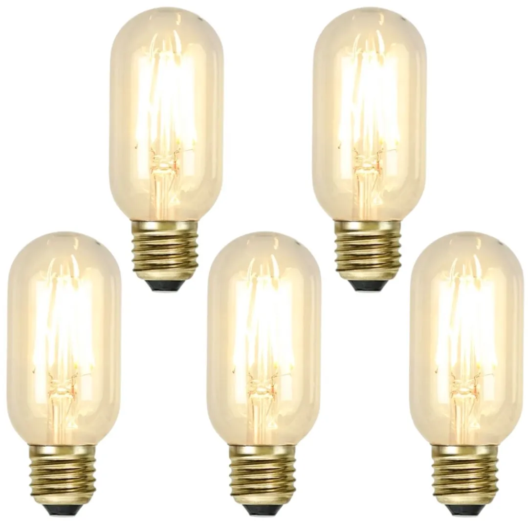 Star Trading Staaflamp E27 1.6W Super Warm Wit 5 Stuks