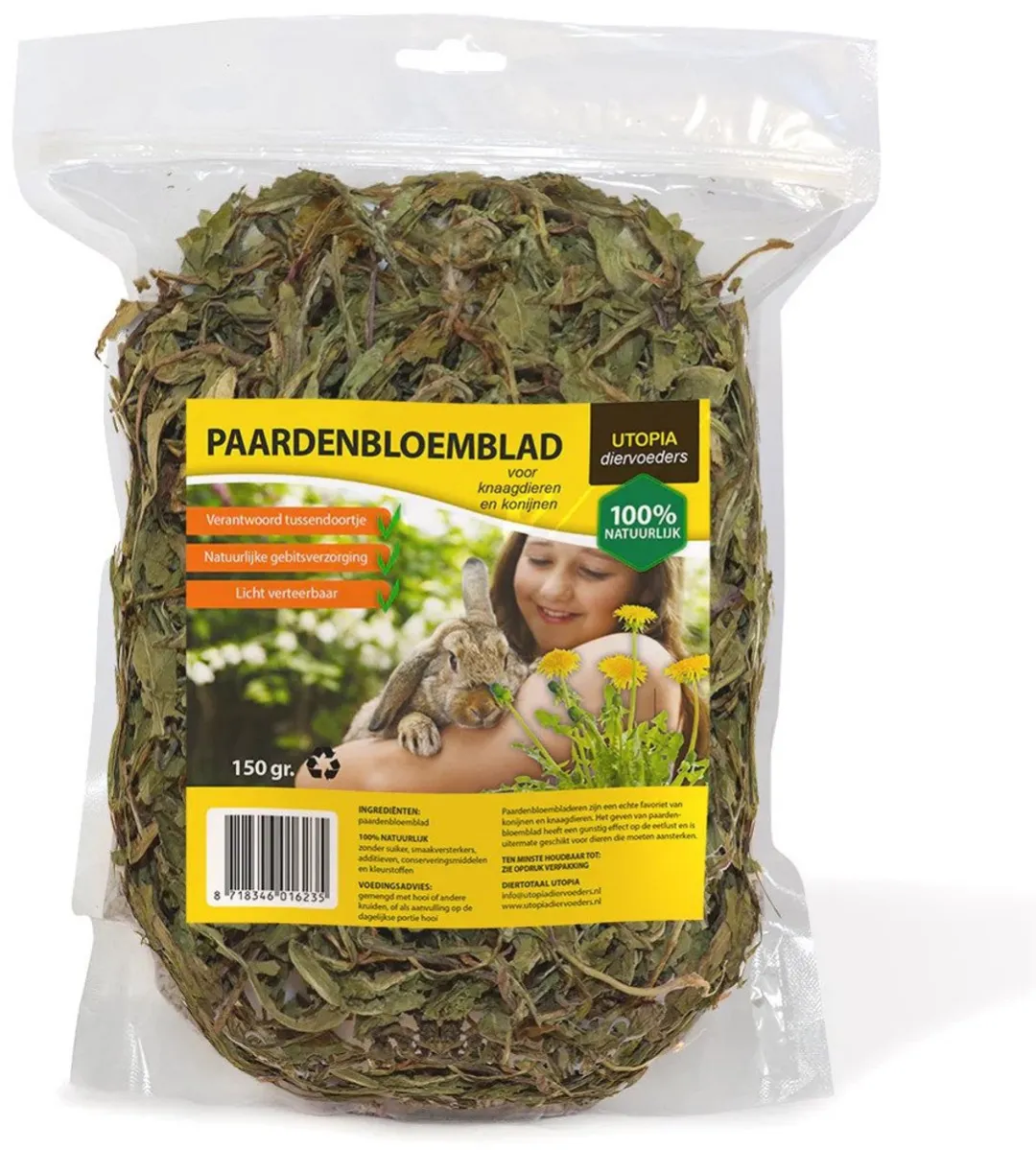 Utopia Paardenbloemblad 150g
