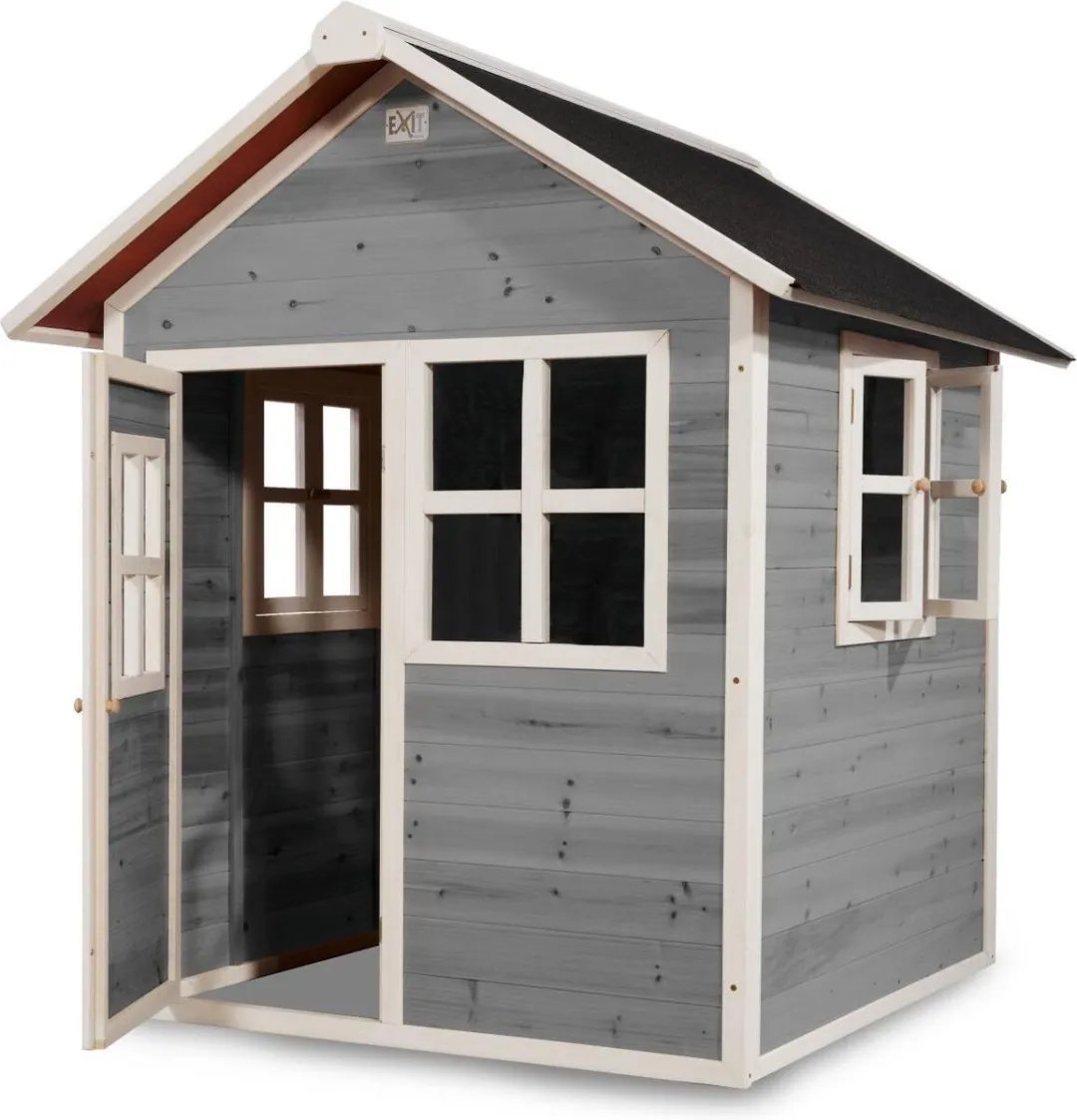 EXIT Toys Loft 100 Houten Speelhuis - Grijs