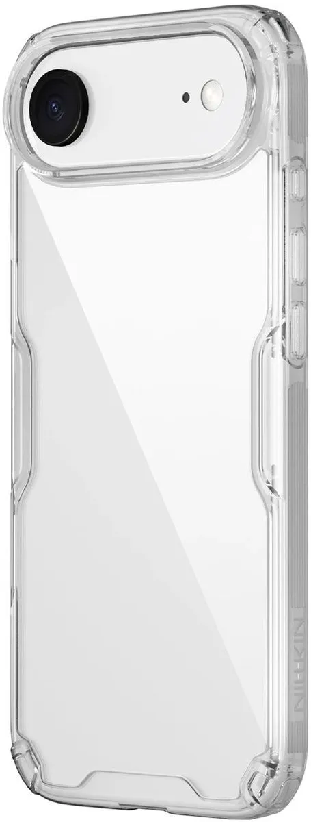 Nillkin Nature TPU Pro Hoesje iPhone 17 - Transparant - Zwart - afbeelding 2 van 6