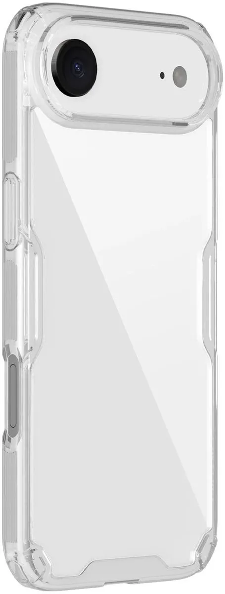 Nillkin Nature TPU Pro Hoesje iPhone 17 - Transparant - Zwart - afbeelding 4 van 6