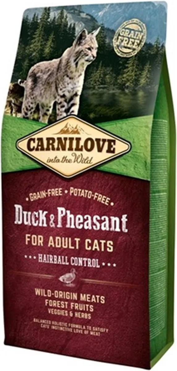 Carnilove Duck/Pheasant Hairball 6kg