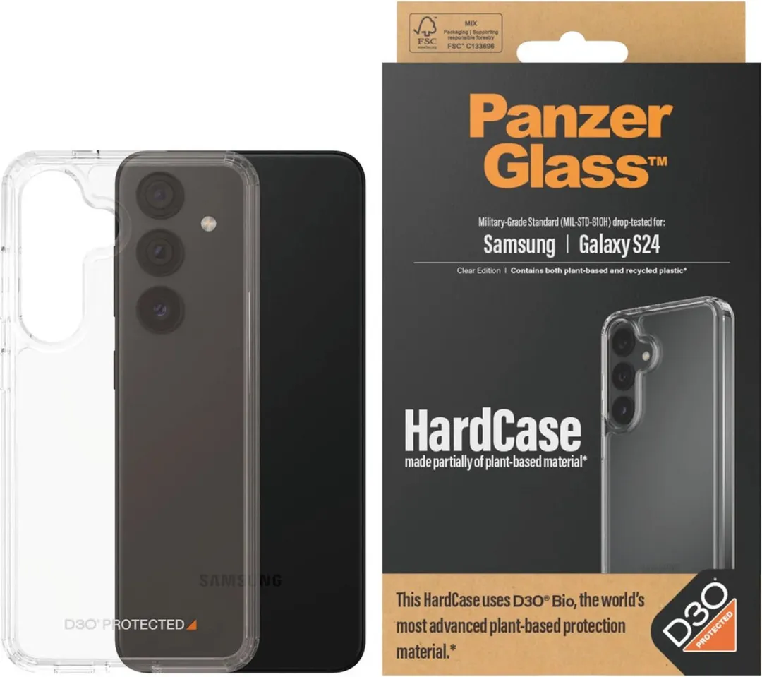 PanzerGlass Samsung Galaxy S24 HardCase D30 Transparant - MPN 1210