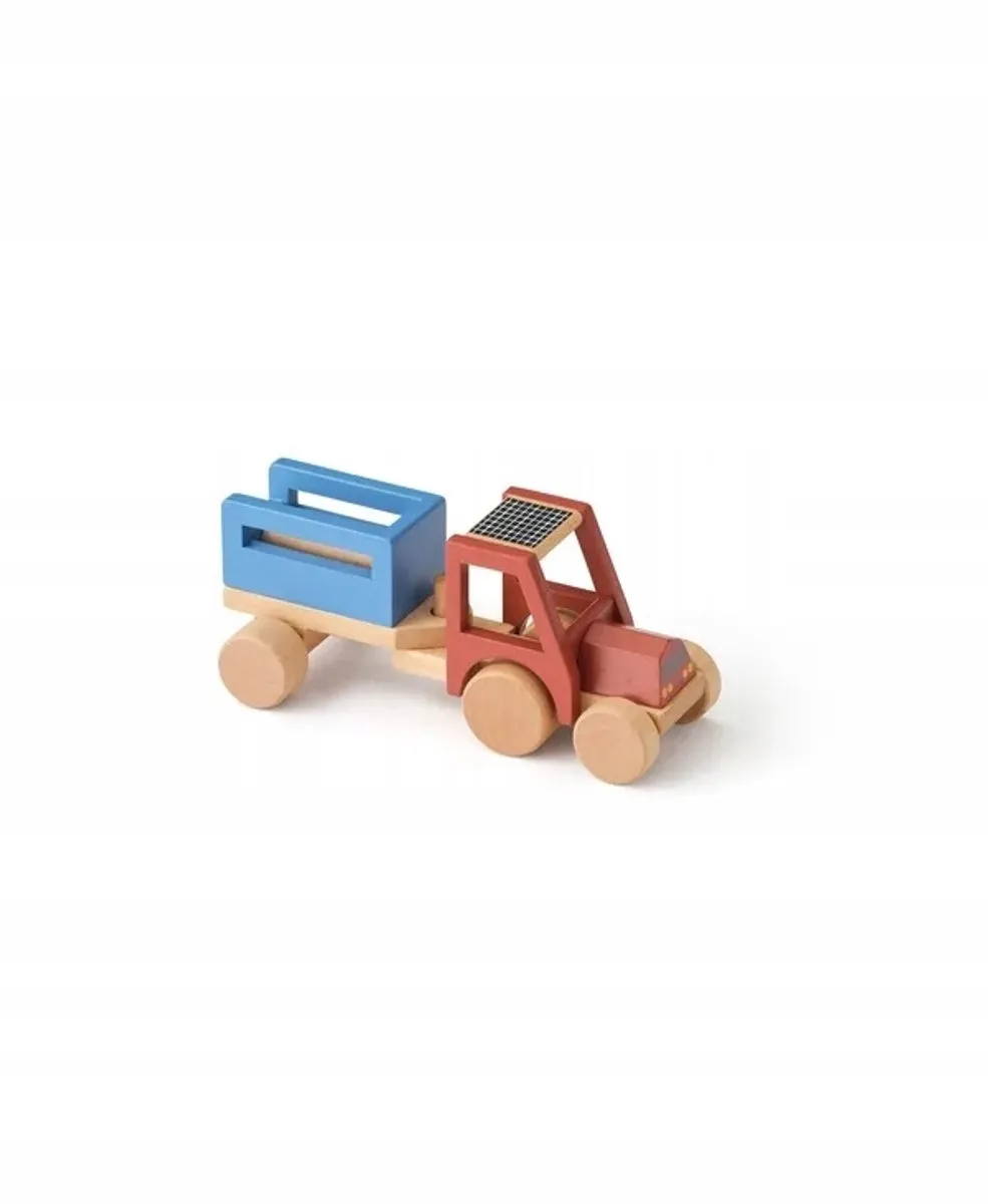 Kids Concept Aiden Houten Traktor met Aanhanger