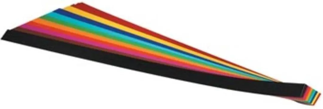 Folia Vlechtstroken 50x1cm - 200 Stuks Multicolor