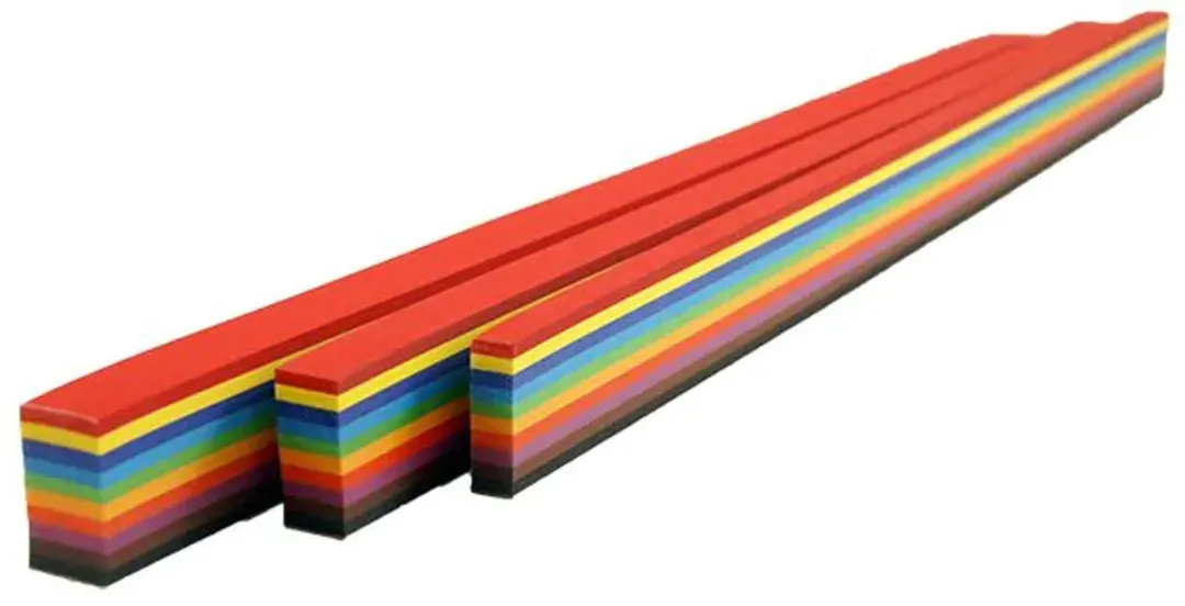Folia Vlechtstroken 50x1cm - 200 Stuks Multicolor