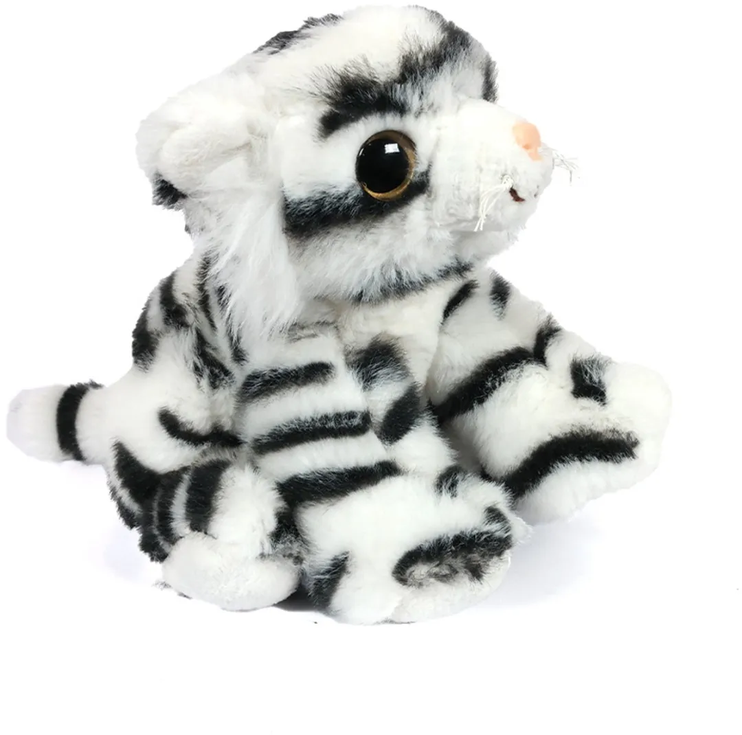 PIA Soft Toys Pluche Tijger Wit 16cm