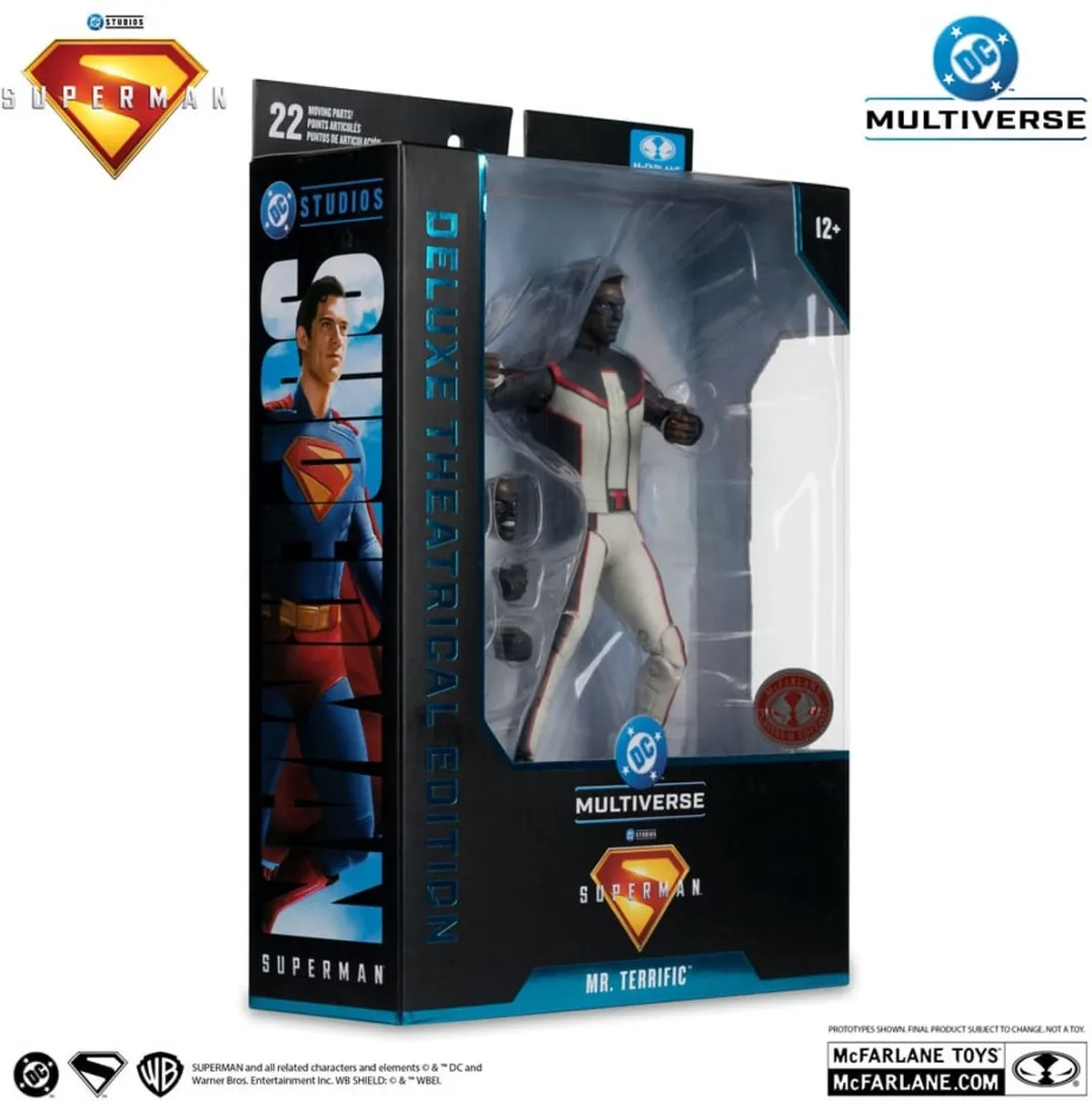 McFarlane Toys DC Multiverse Mr. Terrific Red Platinum 18cm - MCF17451 - afbeelding 6 van 6