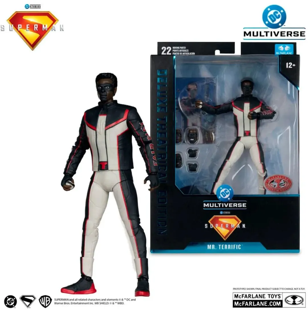 McFarlane Toys DC Multiverse Mr. Terrific Red Platinum 18cm - MCF17451