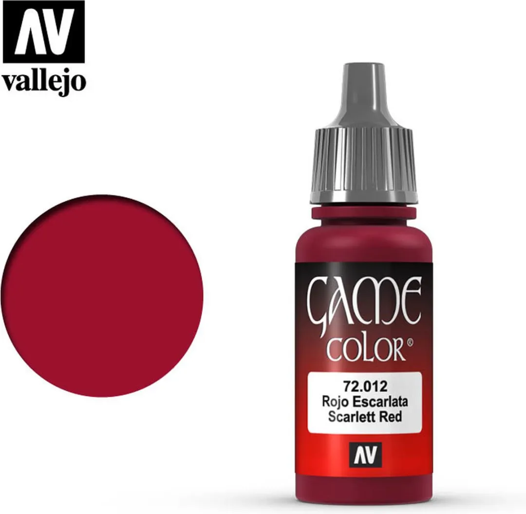 Vallejo Game Color Acrylverf Scarlet Red 18ml