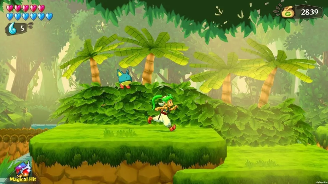 Wonder Boy Asha in Monster World