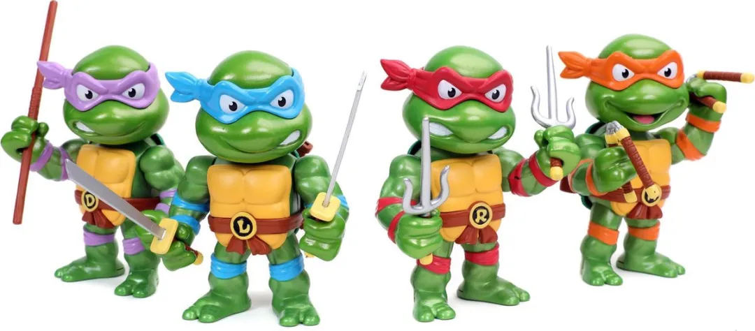 Jada Toys Michelangelo Turtles Speelfiguur 253283002 - 10cm - Groen