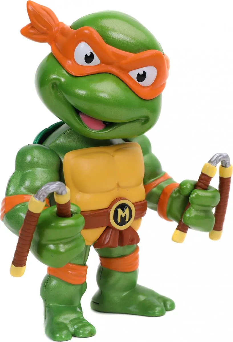Jada Toys Michelangelo Turtles Speelfiguur 253283002 - 10cm - Groen