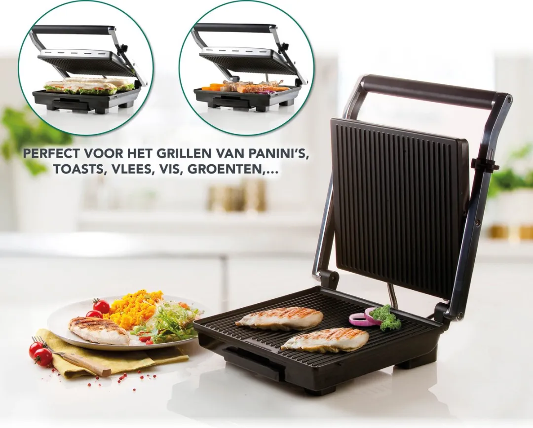Domo DO9135G Contactgrill 2000W - 4 Platen