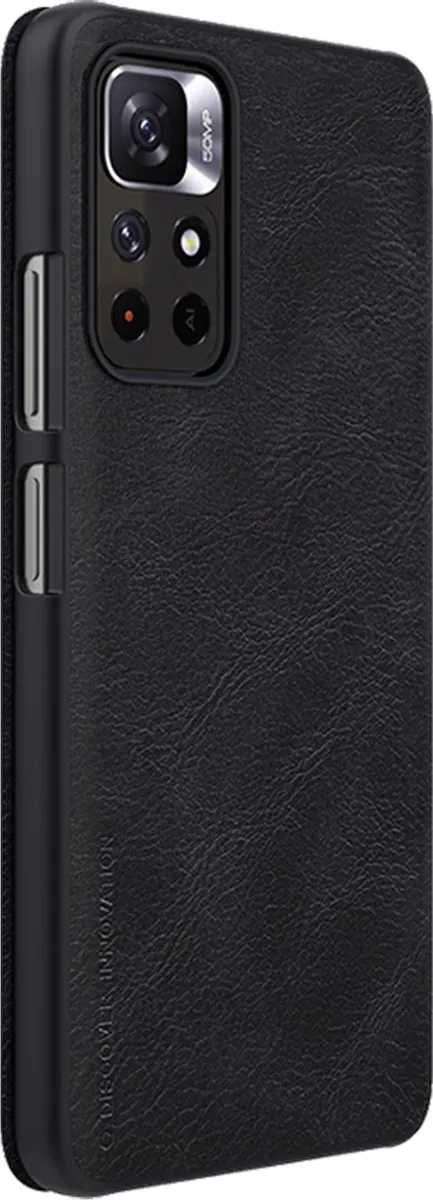 Nillkin Qin Book Case Xiaomi Redmi Note 11T - Zwart - afbeelding 5 van 6