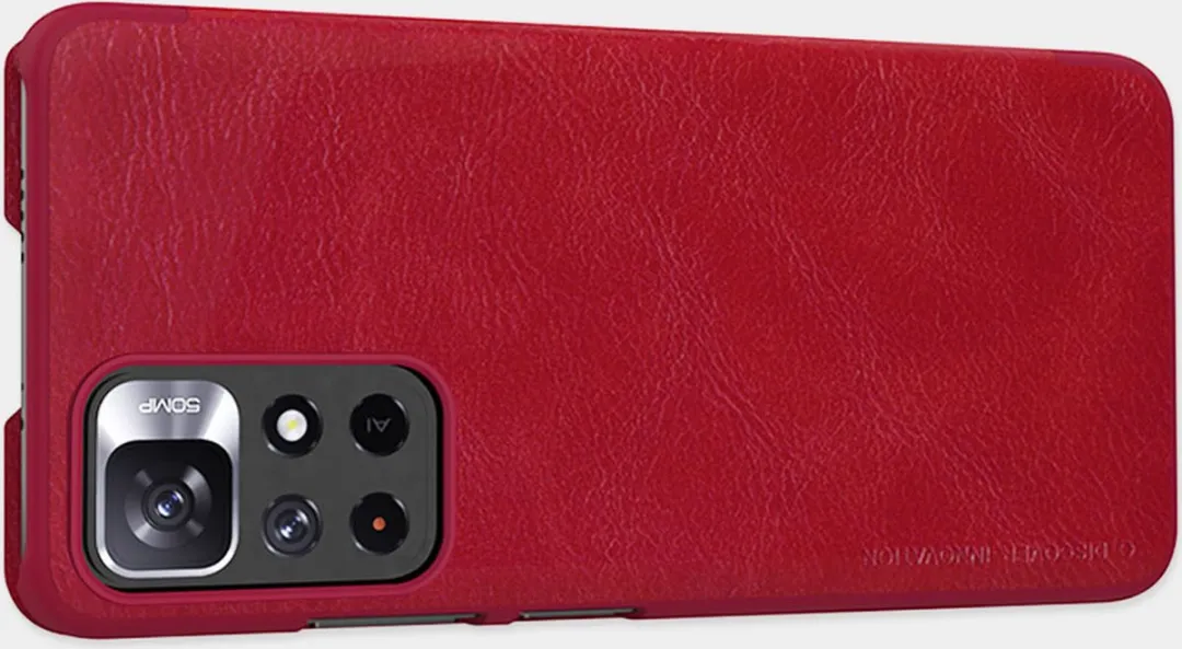 Nillkin Qin Book Case Xiaomi Redmi Note 11T - Zwart - afbeelding 6 van 6