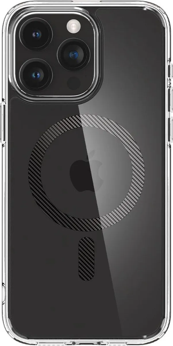 Spigen Ultra Hybrid MagFit 12158 Hoesje - iPhone 15 Pro Max - Transparant