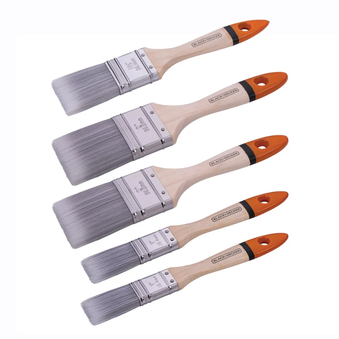 BLACK+DECKER Verfkwastenset 5-delig