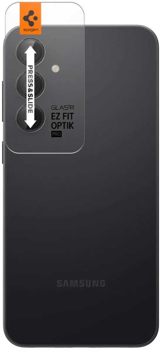 Spigen GlasTR EZ Fit Optik Pro AGL06987 Camera Lens Protector - 2 Stuks - Zwart
