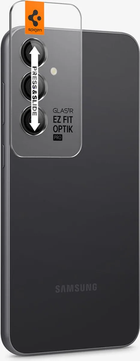 Spigen GlasTR EZ Fit Optik Pro AGL06987 Camera Lens Protector - 2 Stuks - Zwart