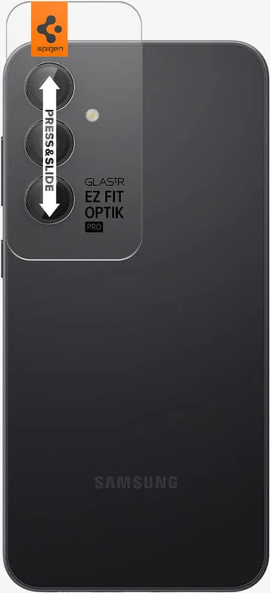 Spigen GlasTR EZ Fit Optik Pro AGL06987 Camera Lens Protector - 2 Stuks - Zwart