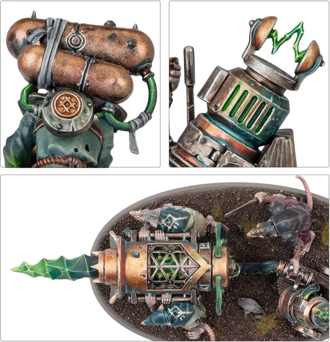 Games Workshop Skaven Warp-Grinder - 38 Onderdelen