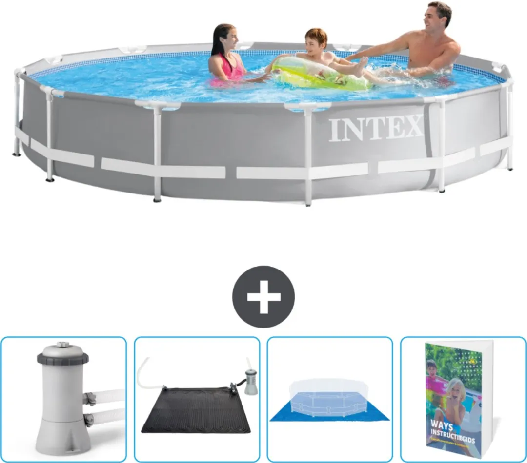 Intex Rond Prism Frame Zwembad 366x76cm