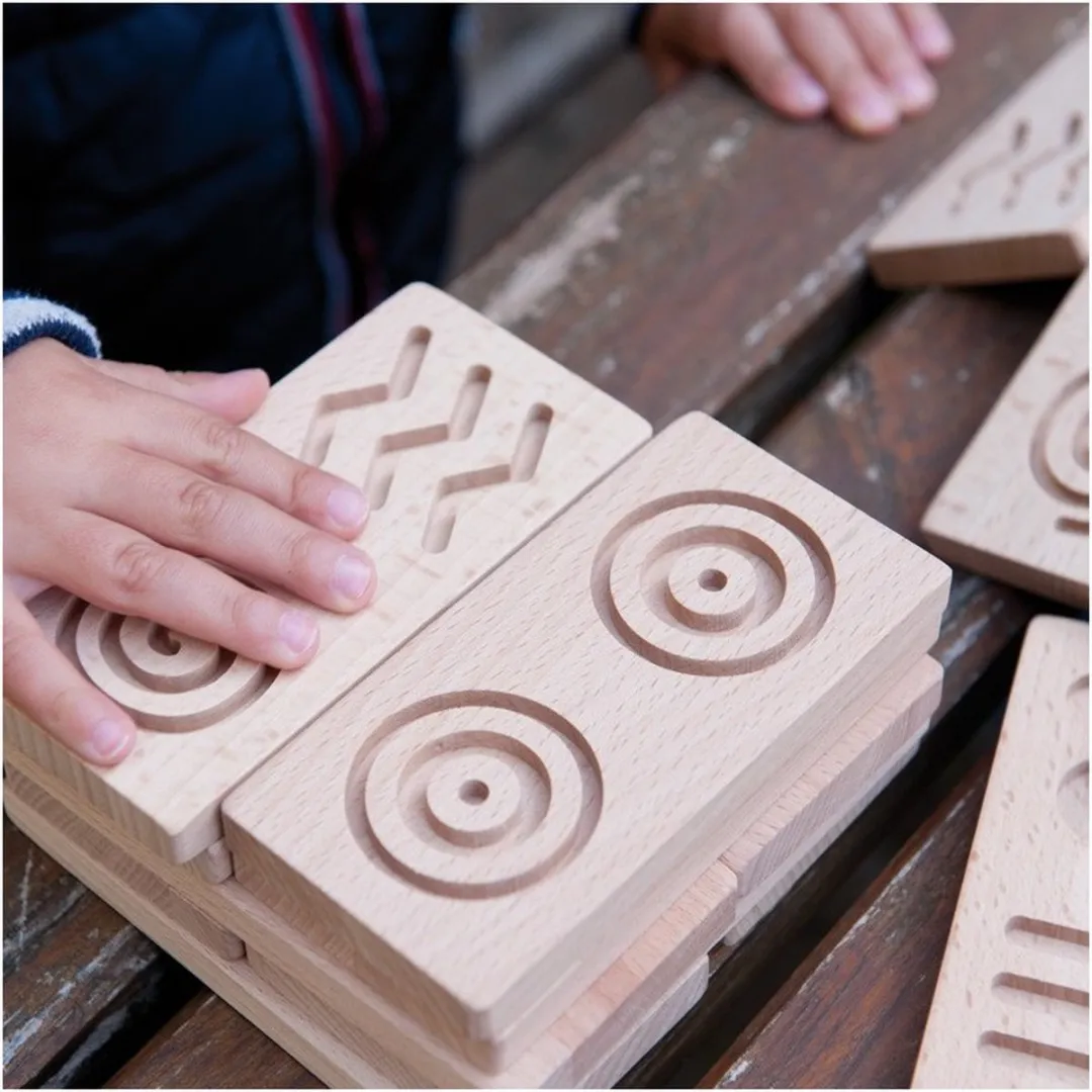 Andreu Sensorisch Domino Hout