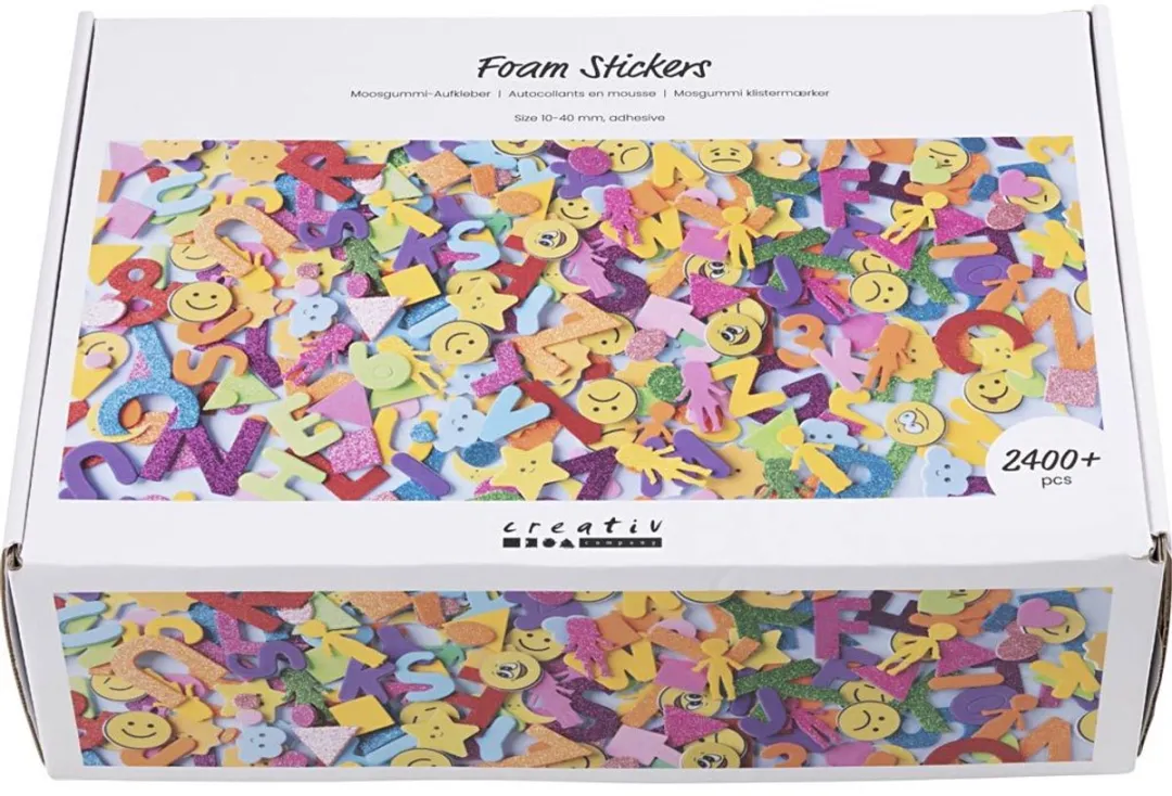 Creativ Company Foam Stickers Geometrisch 2640 Stuks