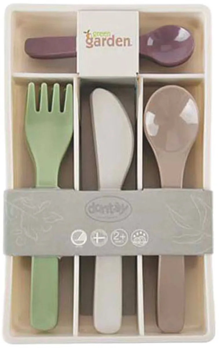 Dantoy Green Garden Bestekset 17-delig - Meerkleurig