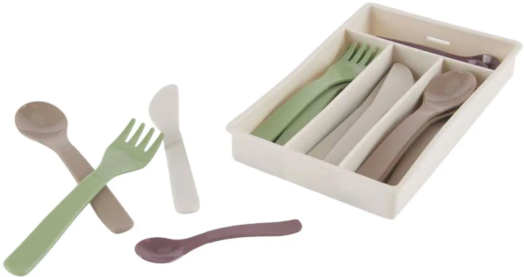 Dantoy Green Garden Bestekset 17-delig - Meerkleurig