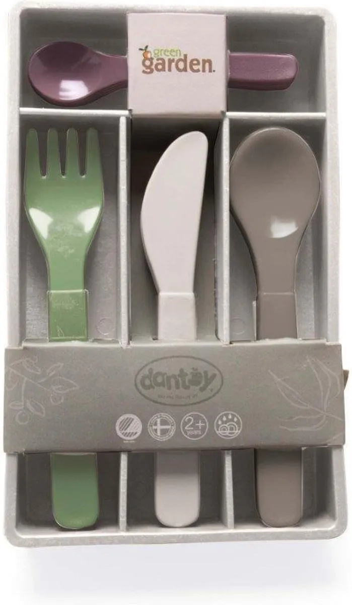 Dantoy Green Garden Bestekset 17-delig - Meerkleurig