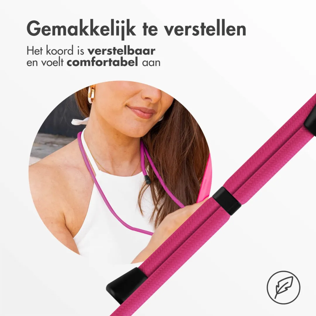 Imoshion Hoesje iPhone 14 Pro Siliconen Fluor Roze
