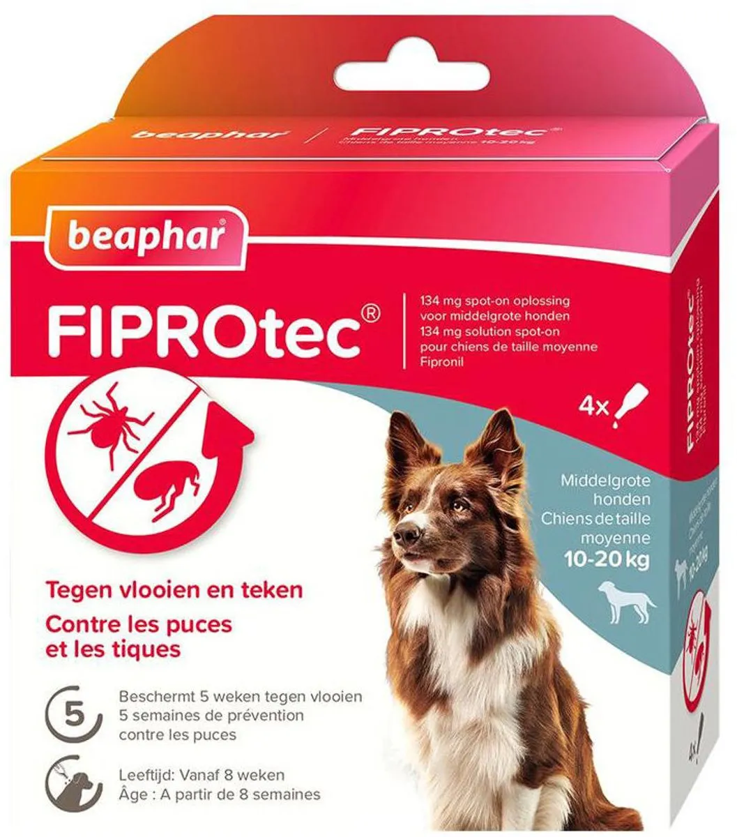 Fiprotec Spot-On hond 40 – 60 kg 3 pipetten