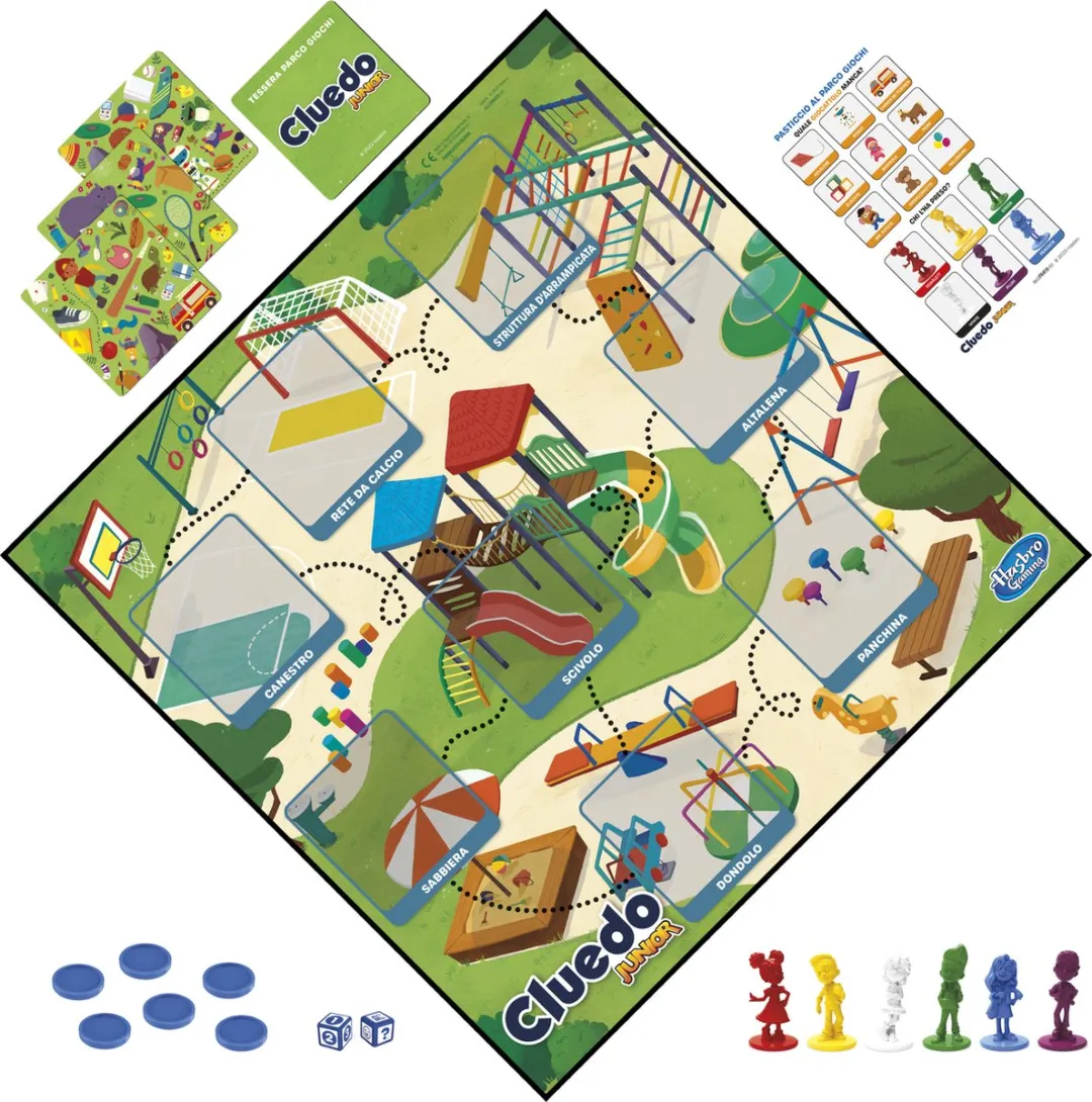 Hasbro Gaming Cluedo Junior Bordspel - Franstalig