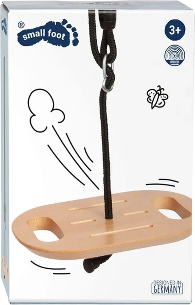 Small Foot Houten Disc Schommel Black Line - 12408