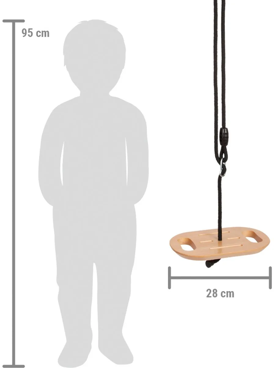 Small Foot Houten Disc Schommel Black Line - 12408