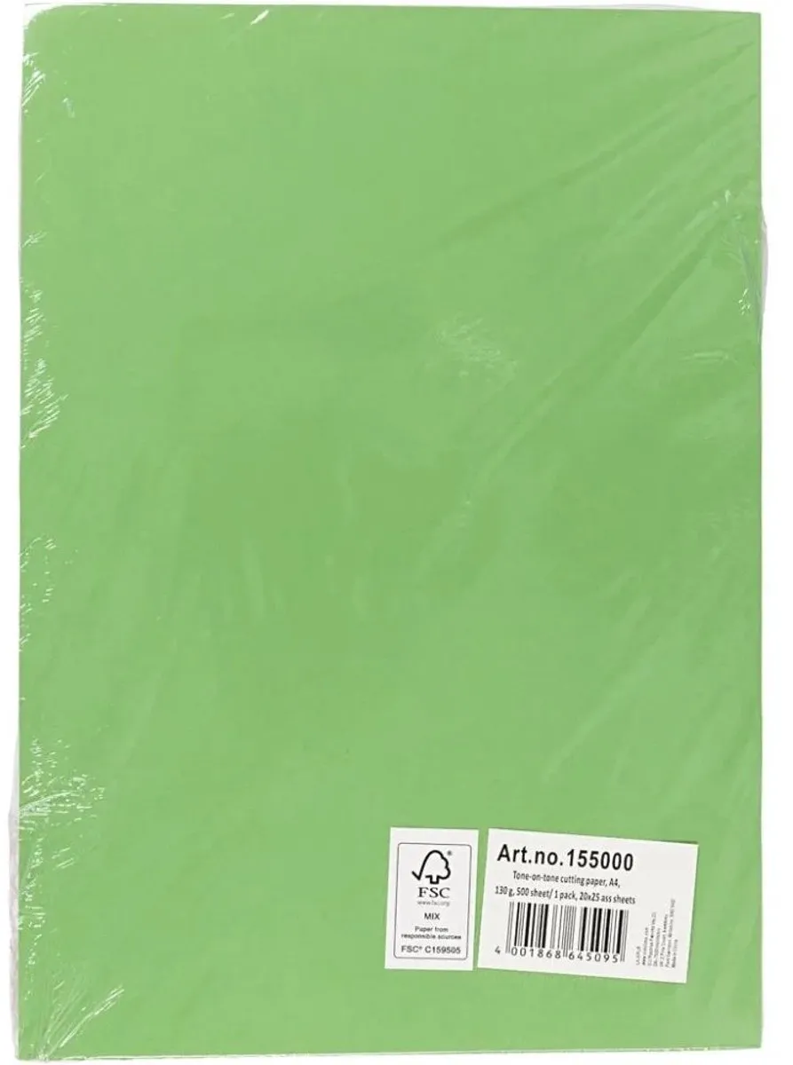 Creativ Company Toon-op-toon Papier A4 500 Vel - Multicolor