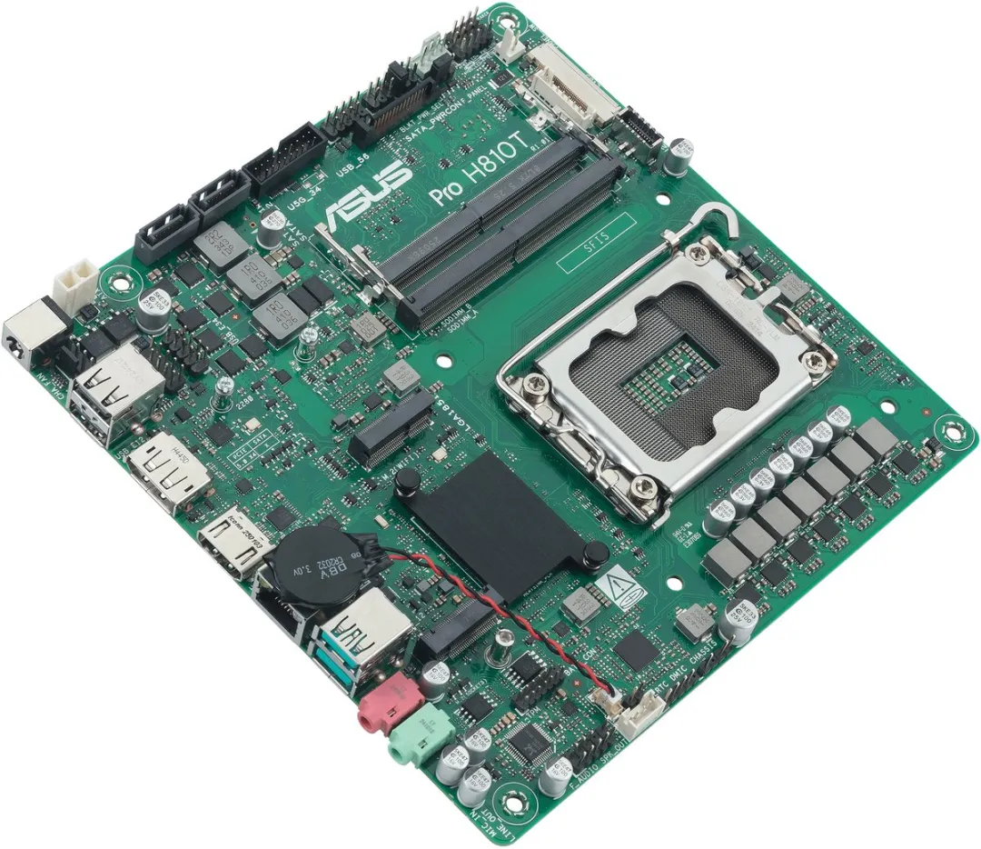 ASUS Pro H810T-CSM Thin Mini ITX Moederbord - LGA 1851