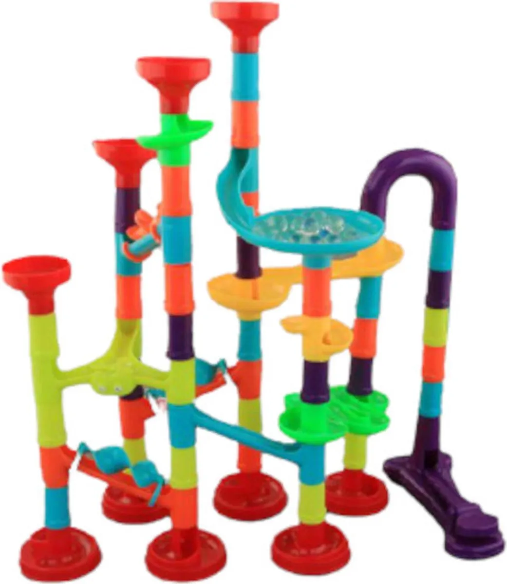 Jonotoys Marble Run Knikkerbaan 93-delig - Diverse kleuren