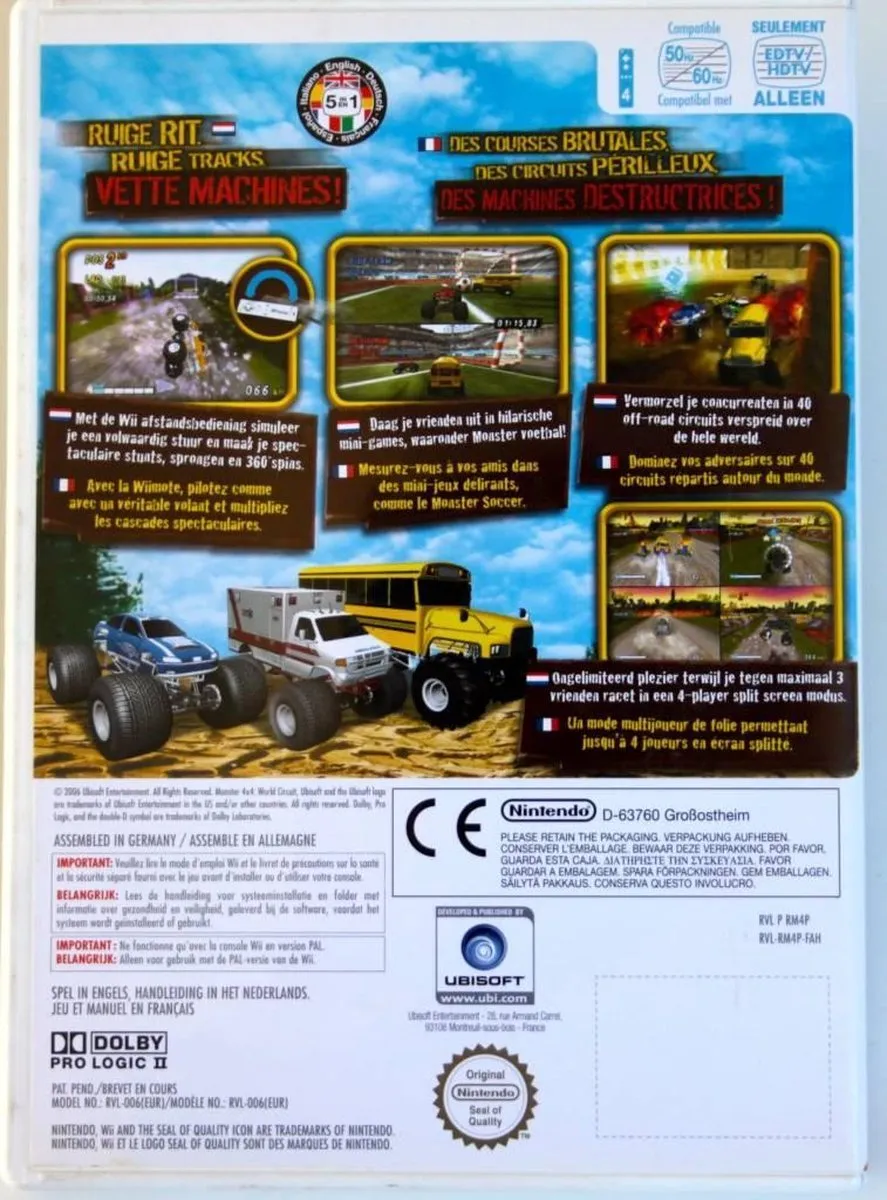 Ubisoft Monster 4x4 World Circuit - 3 Spelers