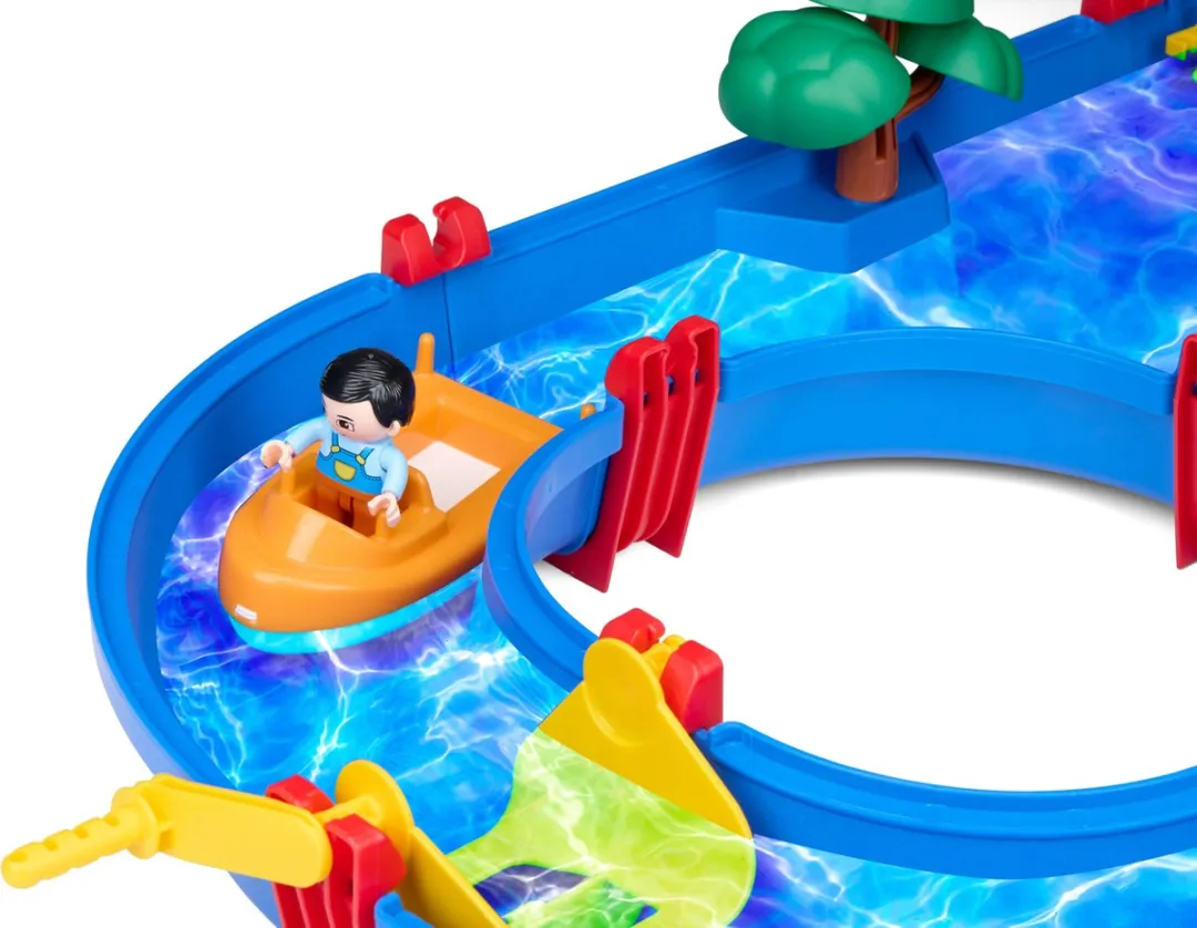 Eddy Toys Waterbaan 39-delig Blauw